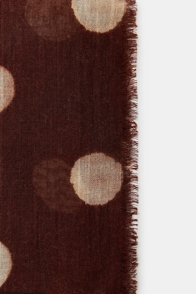 FOULARD À IMPRIMÉ POIS