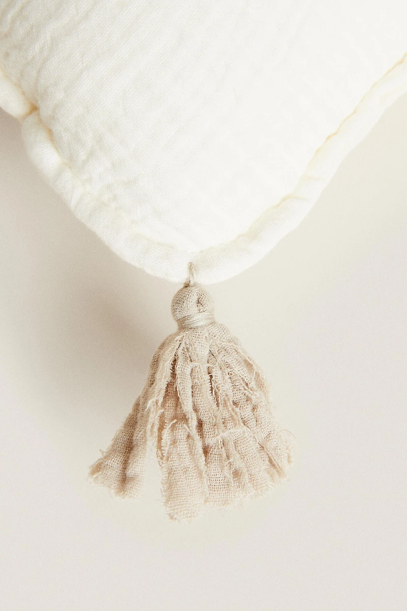 COUSSIN ENFANT ÉTOILE GAZE