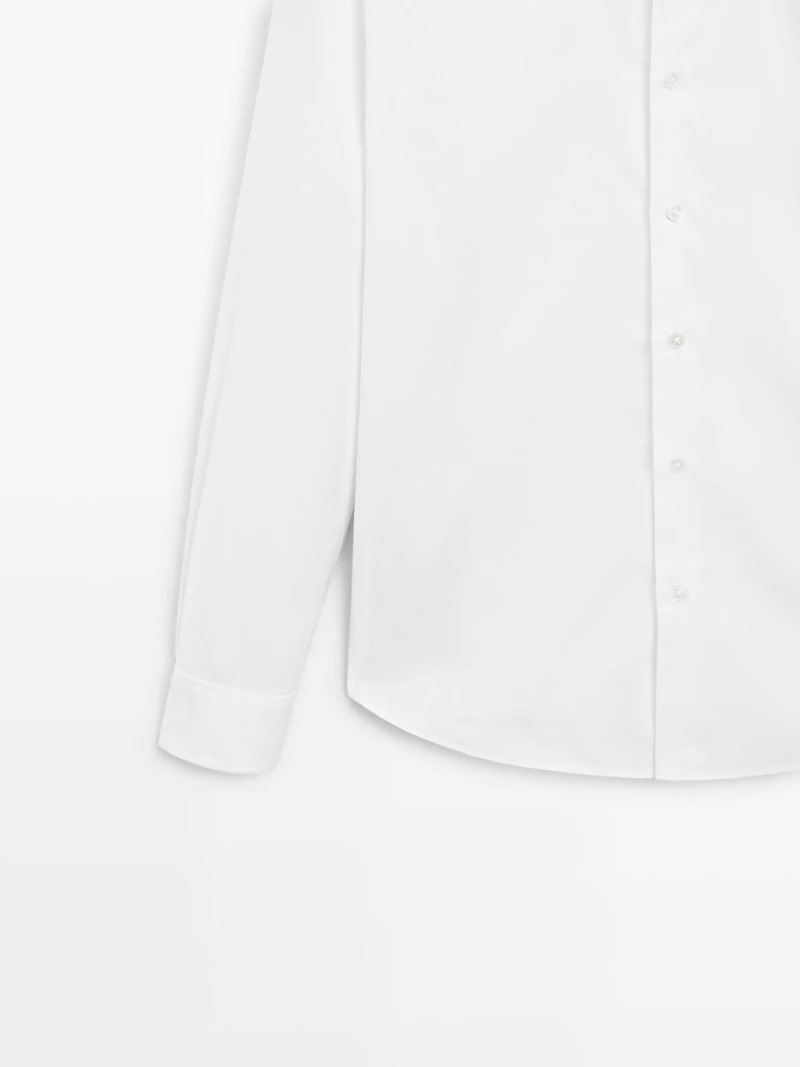 Regular fit textured shirt