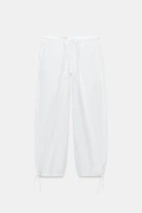 PANTALON LARGE À CORDONS