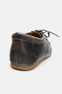 LEATHER BOAT SHOES