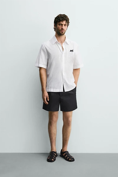 STRIPED JACQUARD SHIRT
