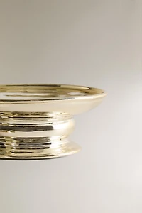 CHRISTMAS SHINY PORCELAIN TEALIGHT HOLDER