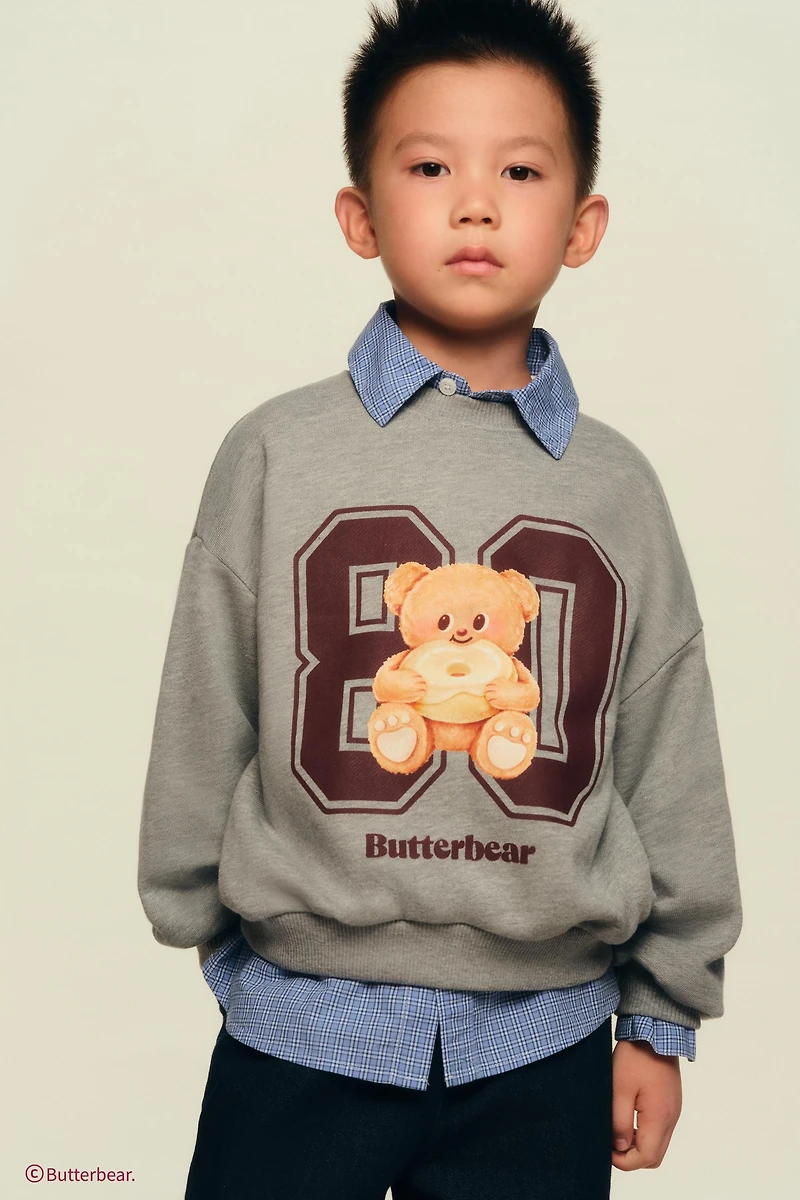 SWEAT À IMPRIMÉ BUTTERBEAR ©