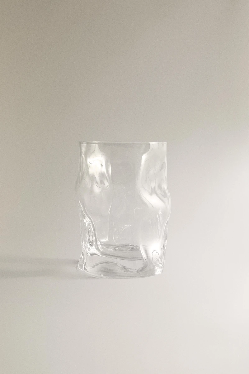 WAVY GLASS TUMBLER