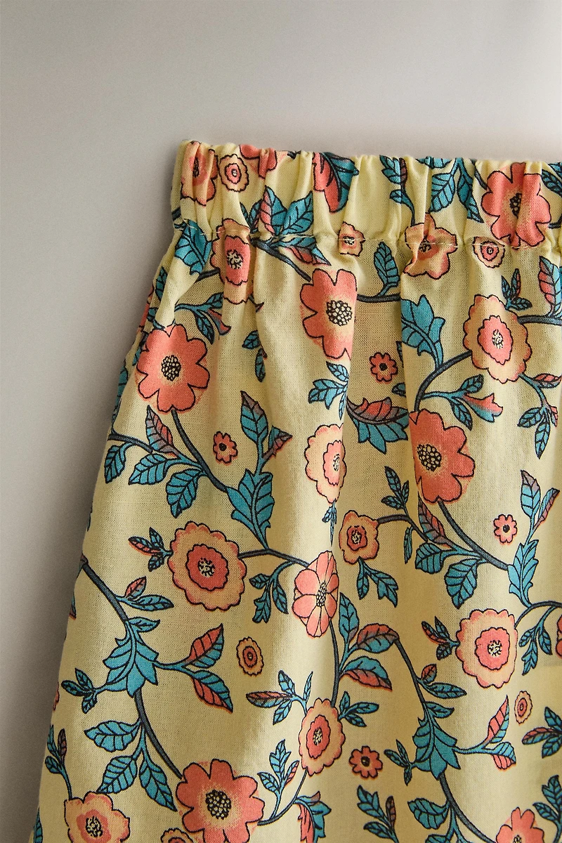 JUPE ENFANT FLEURS