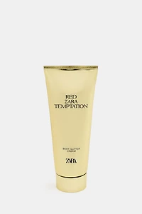 RED ZARA TEMPTATION BODY GLITTER CREAM 100ML (3.4 FL. OZ).