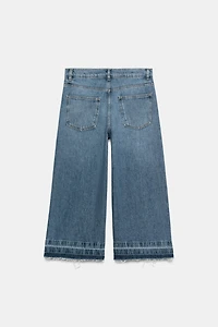 ZW COLLECTION WIDE LEG DENIM SHORTS