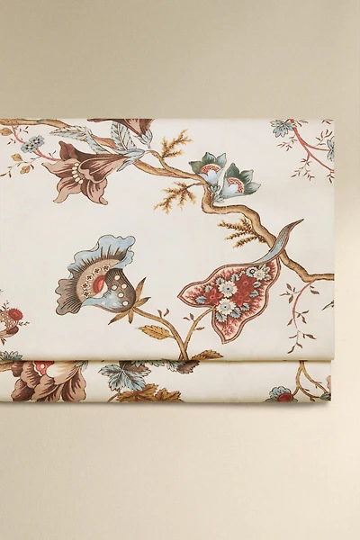 KATHARINE POLE FLORAL SATEEN FLAT SHEET