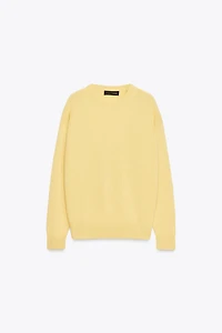 BASIC 100% CASHMERE KNIT SWEATER