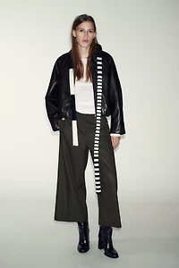 BUTTONED CULOTTES