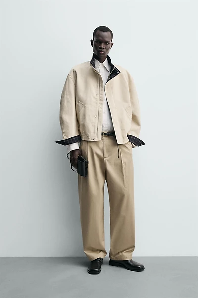 PANTALON PLIS COUPE LARGE