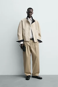 PANTALON PLIS COUPE LARGE