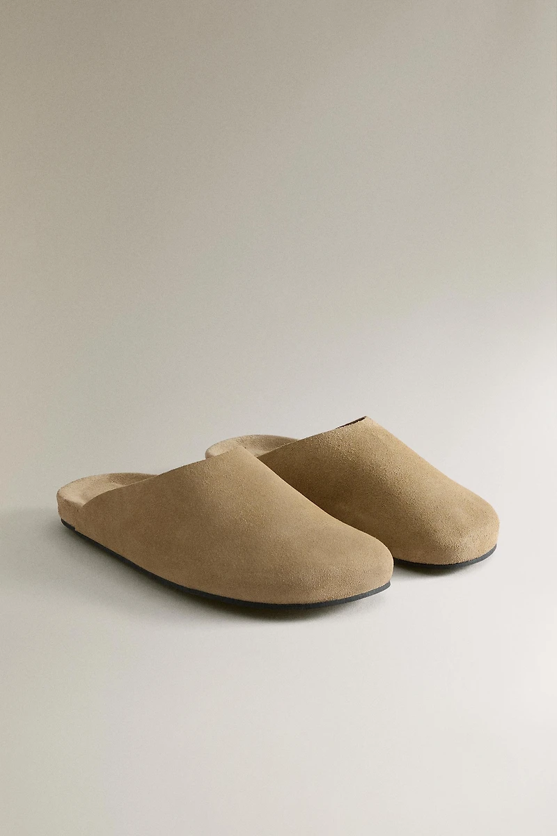 MINIMALIST LEATHER MULES
