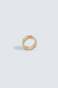 GEOMETRIC STONE RING