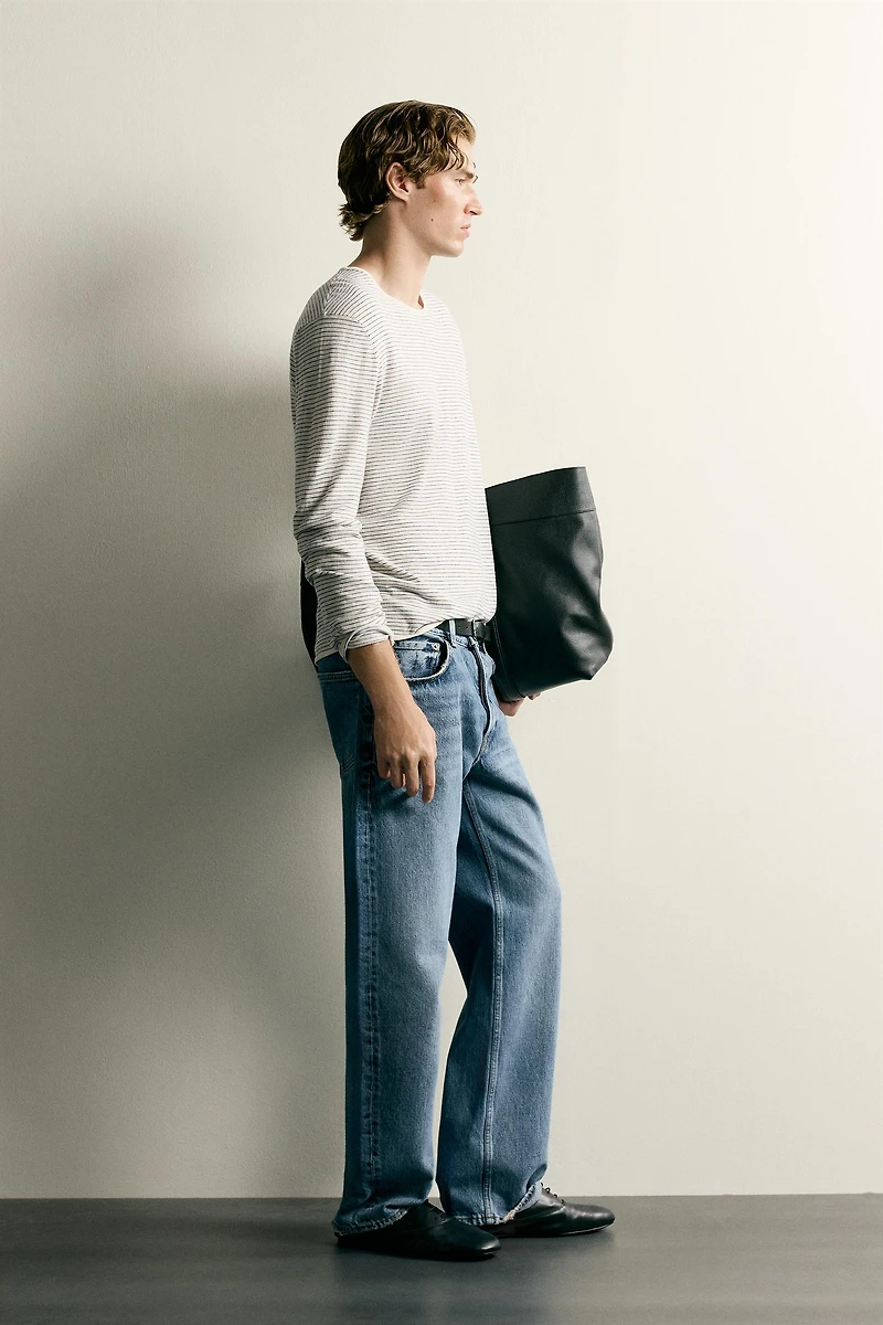LIGHTWEIGHT STRIPED JACQUARD JUMPER