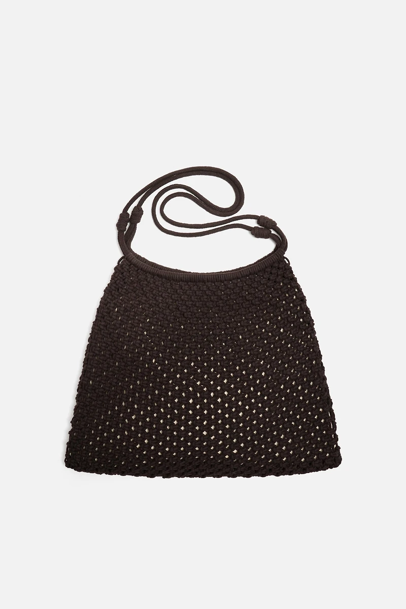 MACRAMÉ SHOPPER BAG