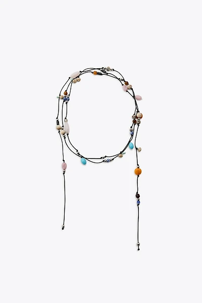 MULTI-POSITION BEAD CORD NECKLACE