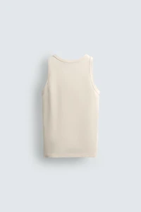 RIBBED TANK TOP