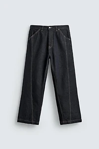 TWISTED SEAM BAGGY FIT JEANS