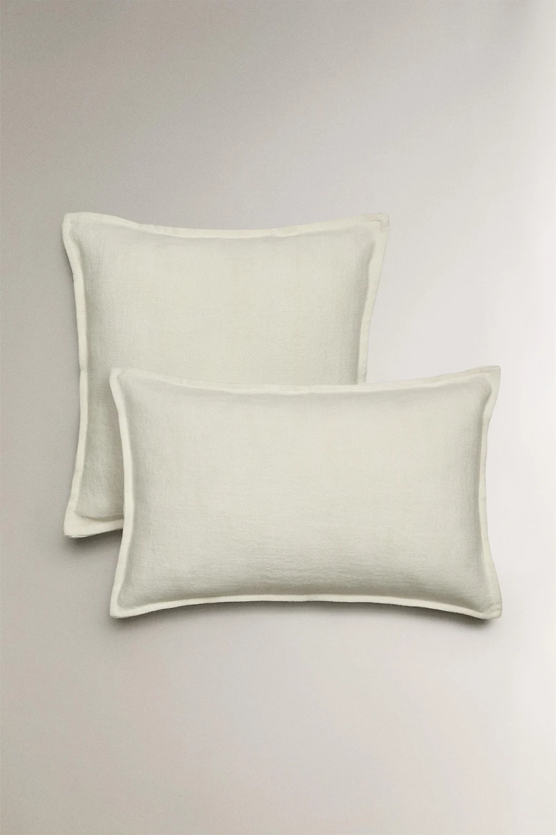 HOUSSE DE COUSSIN LIN SURPIQÛRE