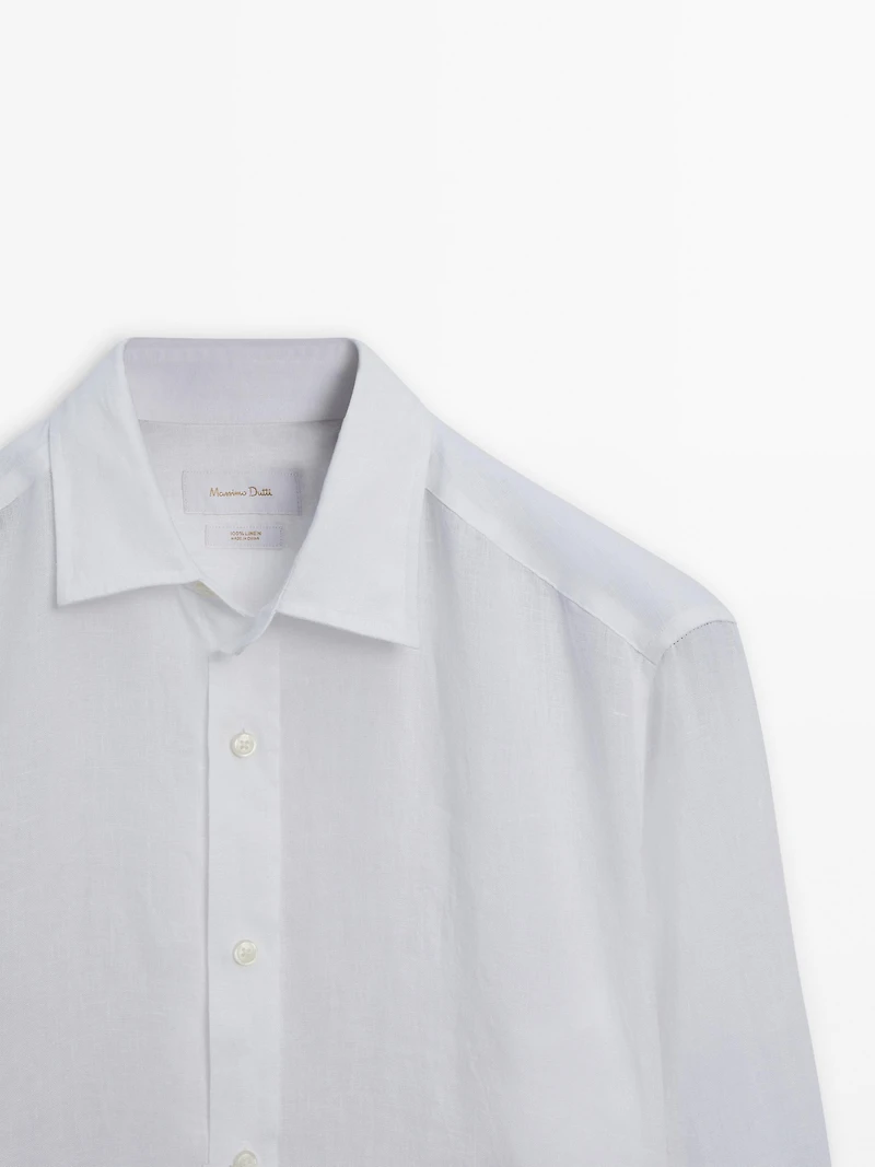Chemise 100 % lin regular fit