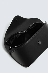 HOUSSE À LUNETTES EN CUIR