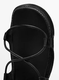 Strappy flat sandals