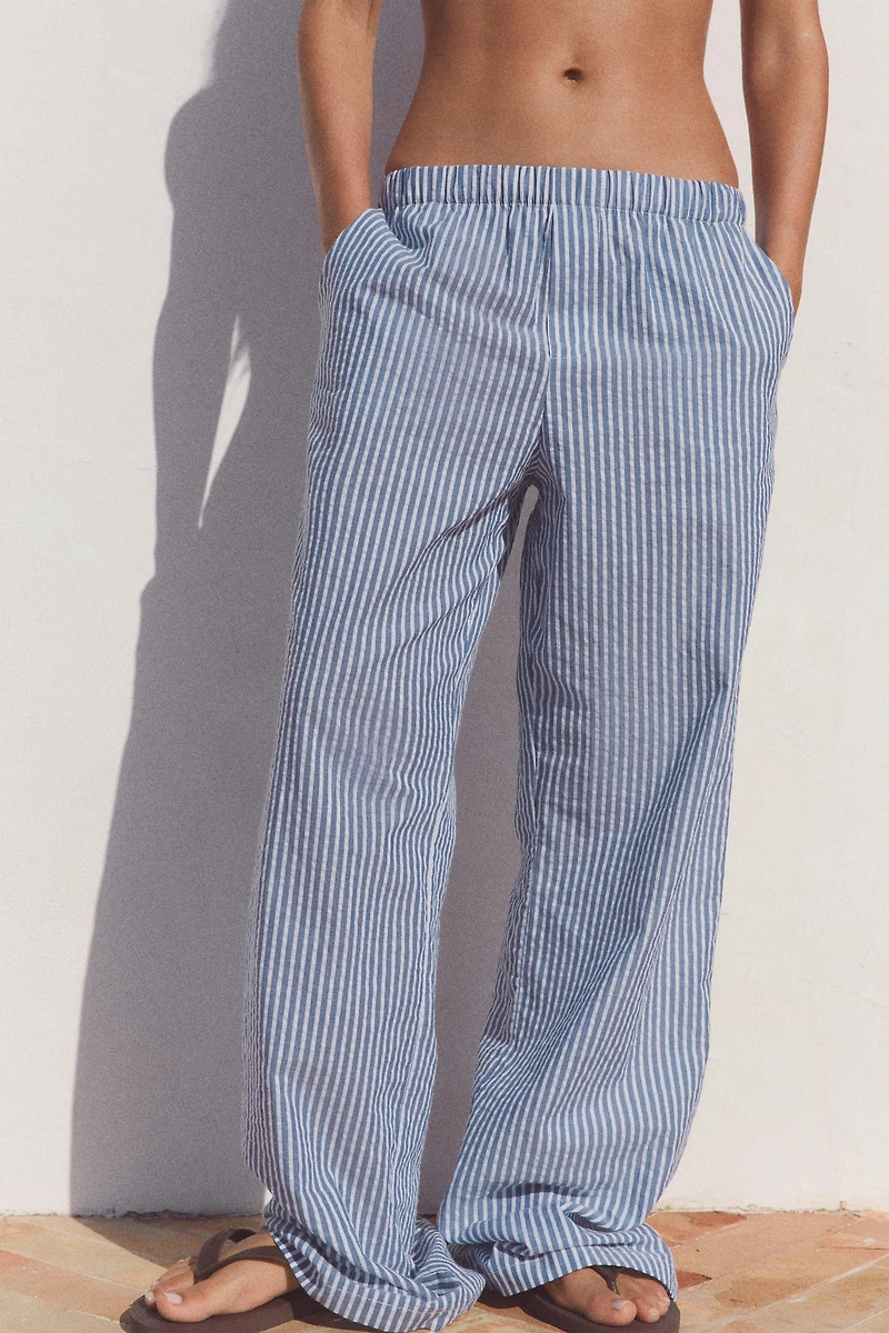 STRIPED PAJAMA PANTS