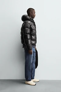 100% FEATHER WATER REPELLENT PUFFER JACKET
