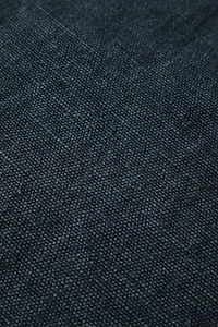 POUF EN LIN DÉLAVÉ DÉHOUSSABLE