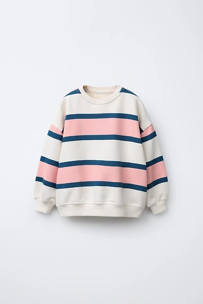 SWEAT À RAYURES