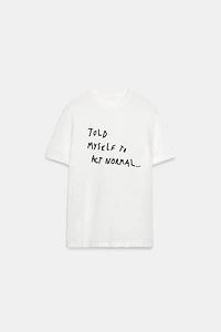 FLAMÉ TEXT T-SHIRT