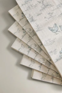 LOT SERVIETTES PAPIER IMPRIMÉ (LOT DE 20)