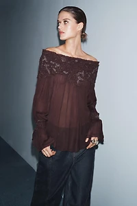 ZW COLLECTION LIMITED EDITION EMBROIDERED BLOUSE