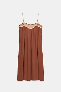 ZW COLLECTION LACE STRAP DRESS