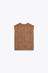 RIBBON KNIT TOP