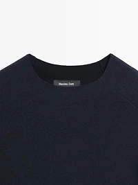 Pull à manches raglan en maille 100 % laine