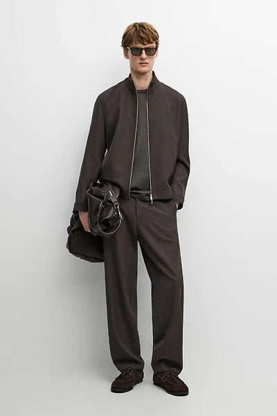 100% cool wool total look jacket