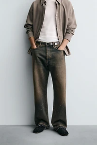 SPLATTER LOOSE FIT JEANS