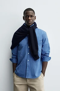 STRIPED WASHED SHIRT