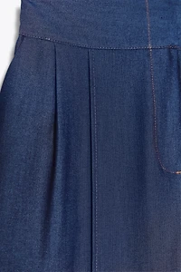 STITCHED WIDE LEG PANTS