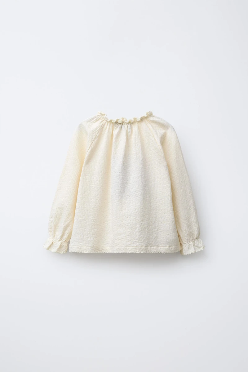 PLAIN TEXTURED T-SHIRT