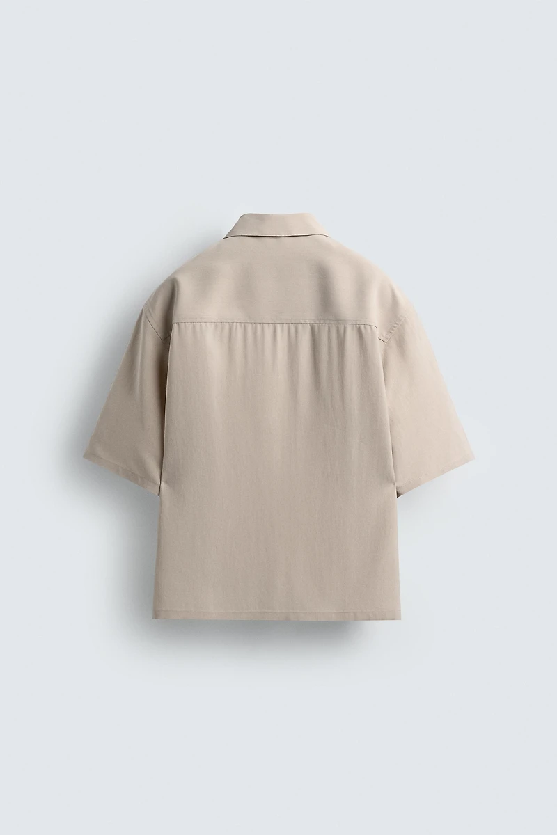 CHEMISE FLUIDE COUPE DÉCONTRACTÉE