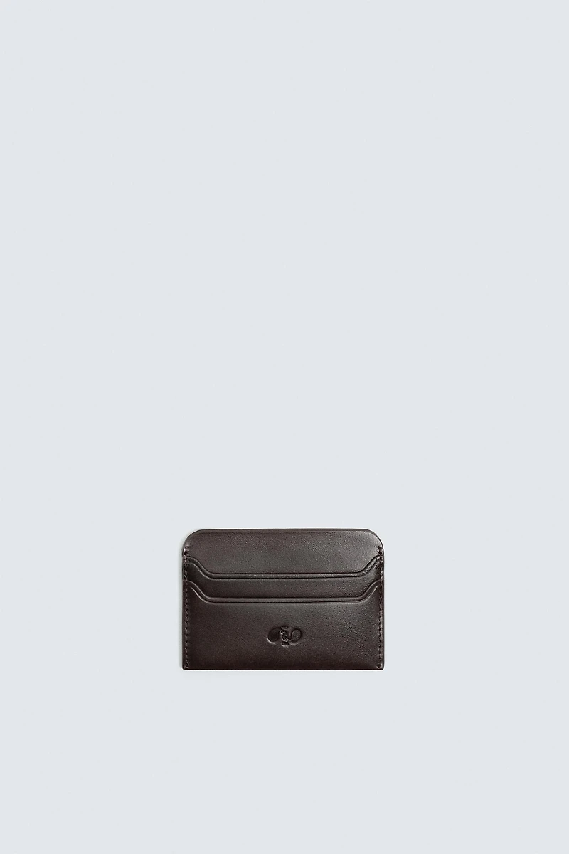 PORTE-CARTES EN CUIR
