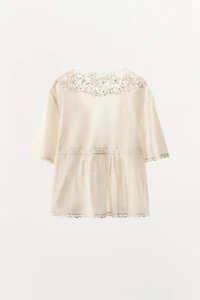 LIMITED EDITION EMBROIDERED BEADED TOP