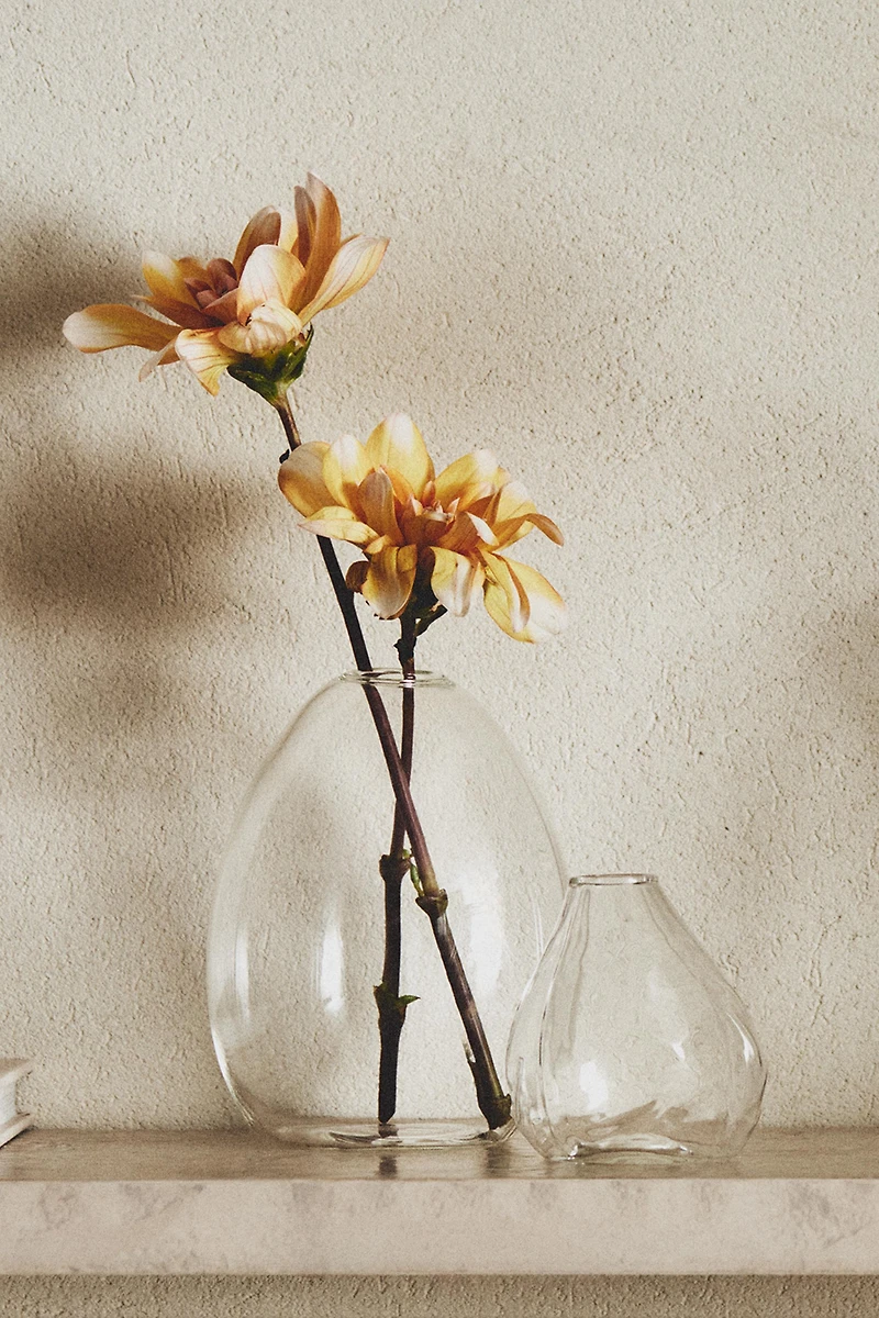 SMALL IRREGULAR GLASS VASE