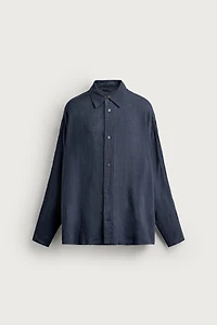 LIGHTWEIGHT 100% LINEN RELAXED FIT SHIRT