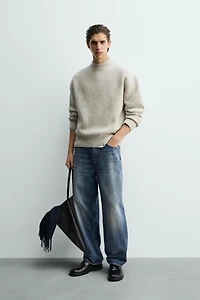 WOOL BLEND TEXTURED JUMPER