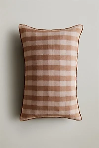 GINGHAM THROW PILLOW COVER